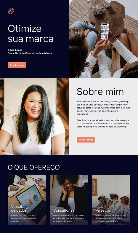 exemplo de landingpage
